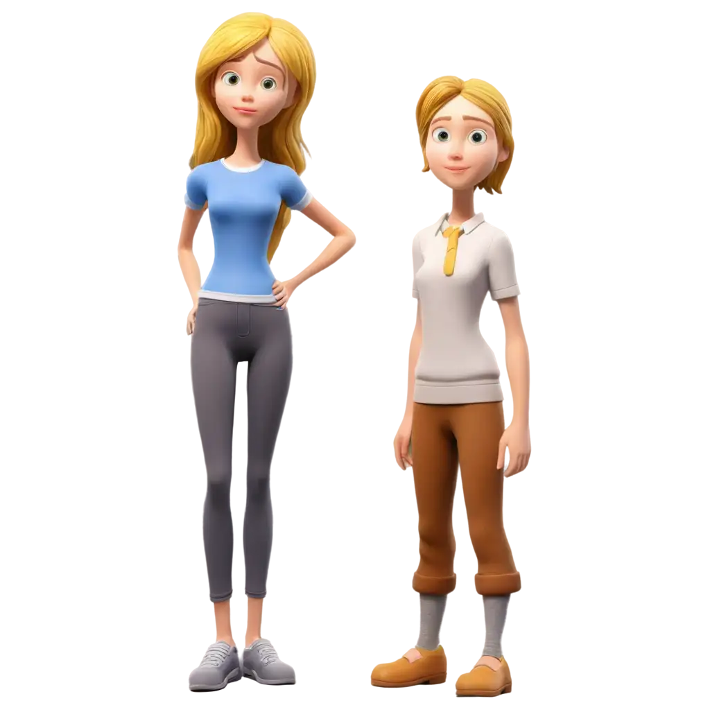 3D-Cartoon-Character-YellowHaired-Girl-PNG-HighQuality-Transparent-Image-for-Diverse-Applications