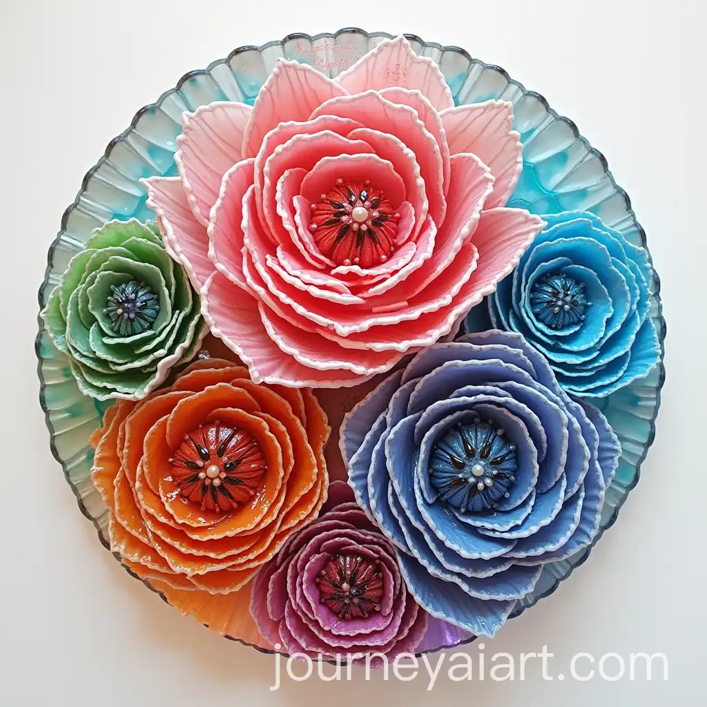 Colorful-Jelly-Art-on-Plate