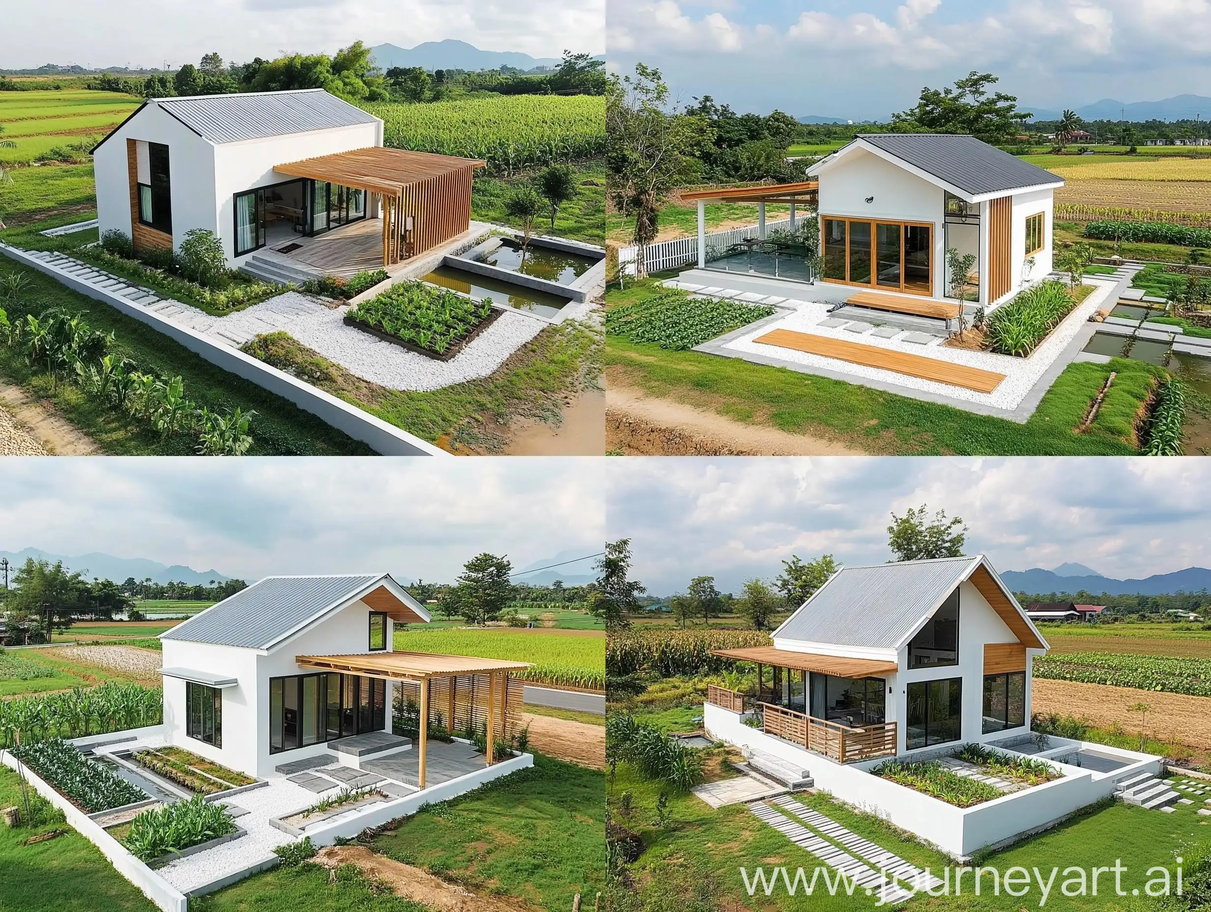 Birdseye-View-of-MinimalStyle-LShaped-House-in-Sakon-Nakhon-Thailand