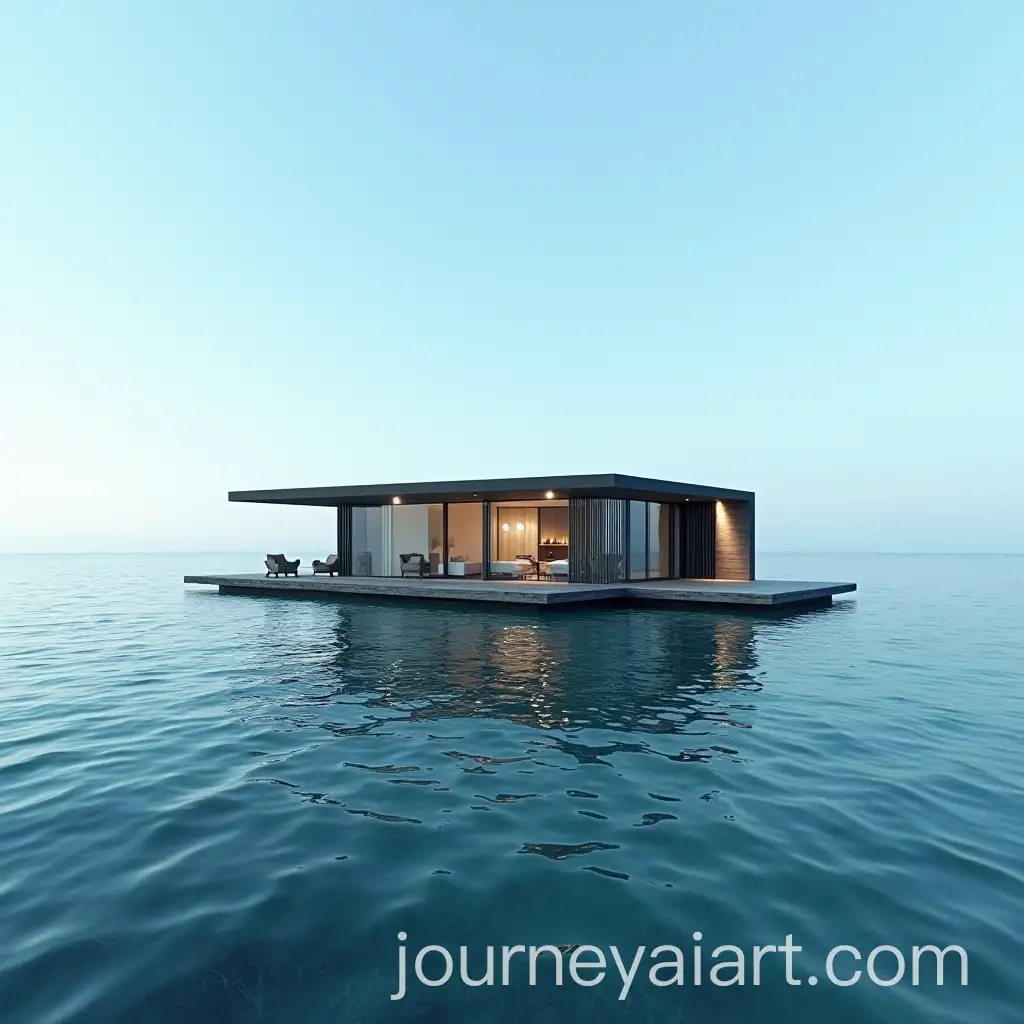 Solitary-House-Amidst-the-Ocean-Waves