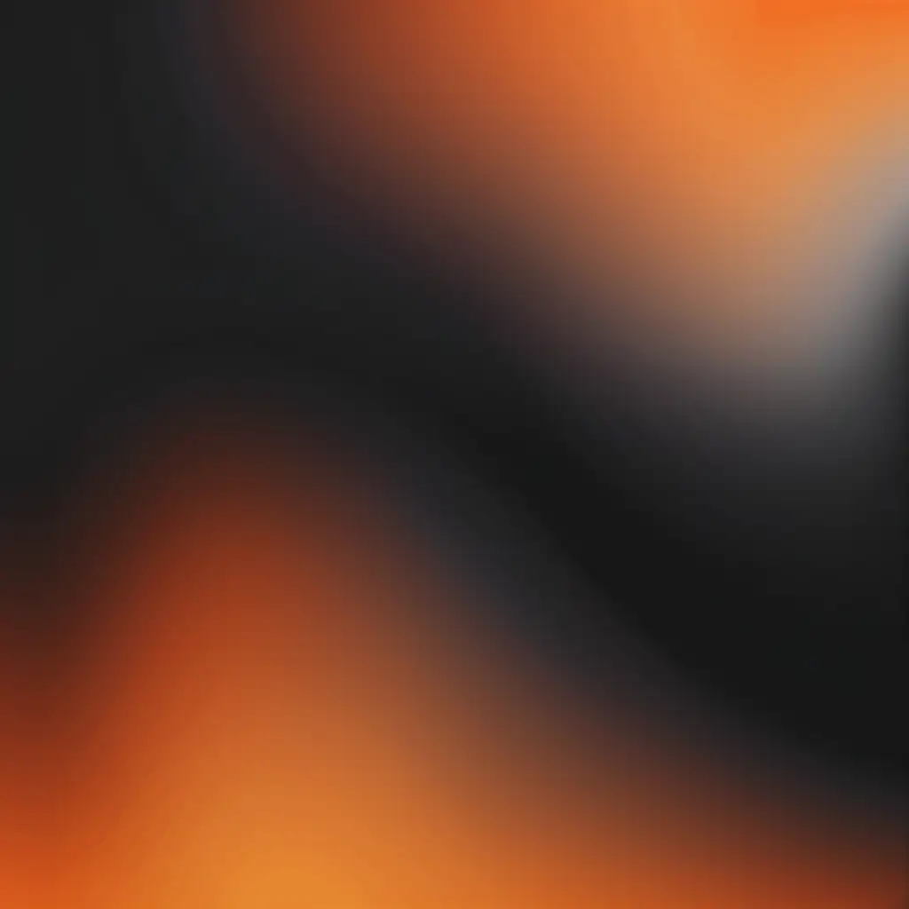 mixture of gradient black and orange colors