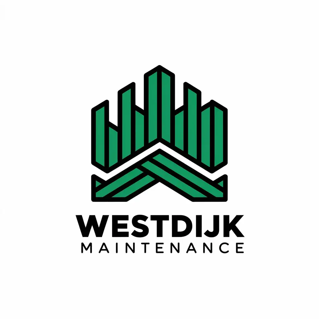 LOGO Design for Westdijk Maintenance TextBased Complex Typography with Clear Background