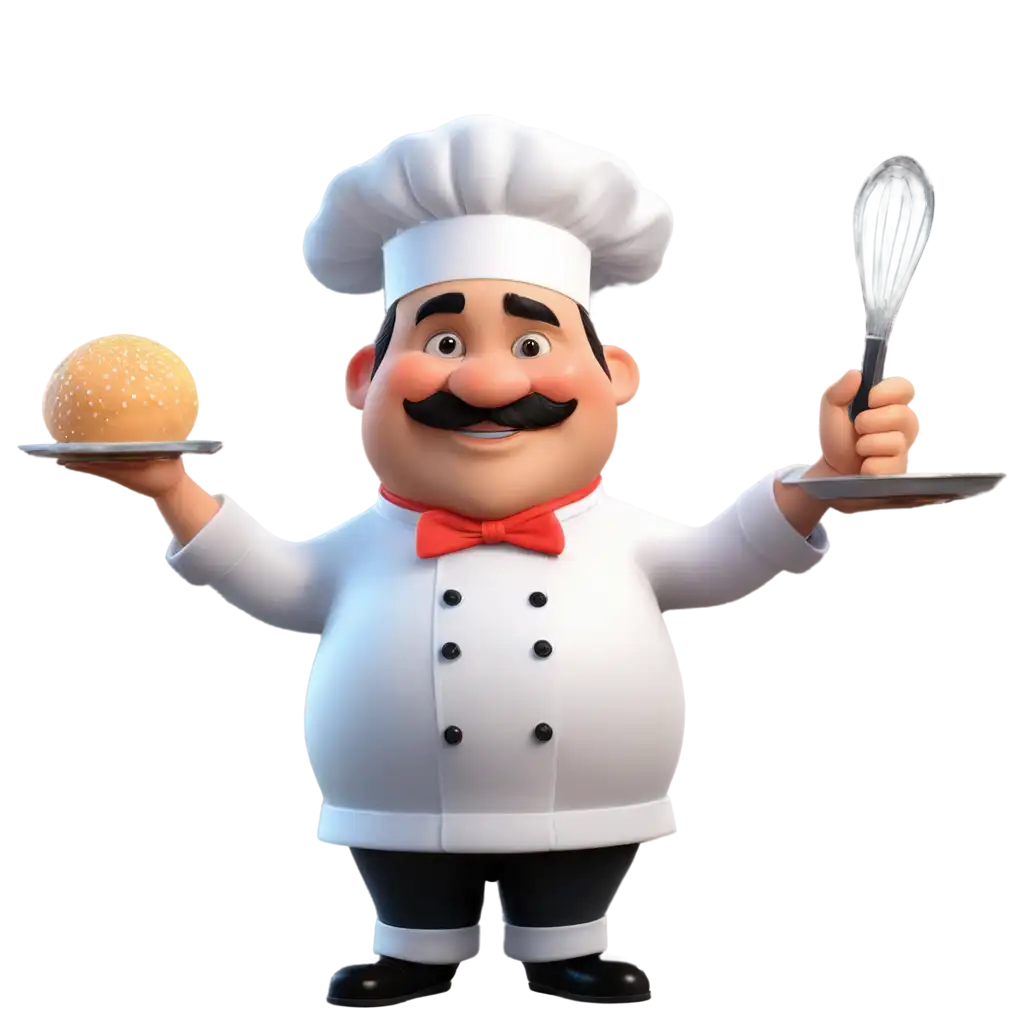 Cute-Vector-Fat-Chef-PNG-with-Adorable-Face-for-Creative-Projects