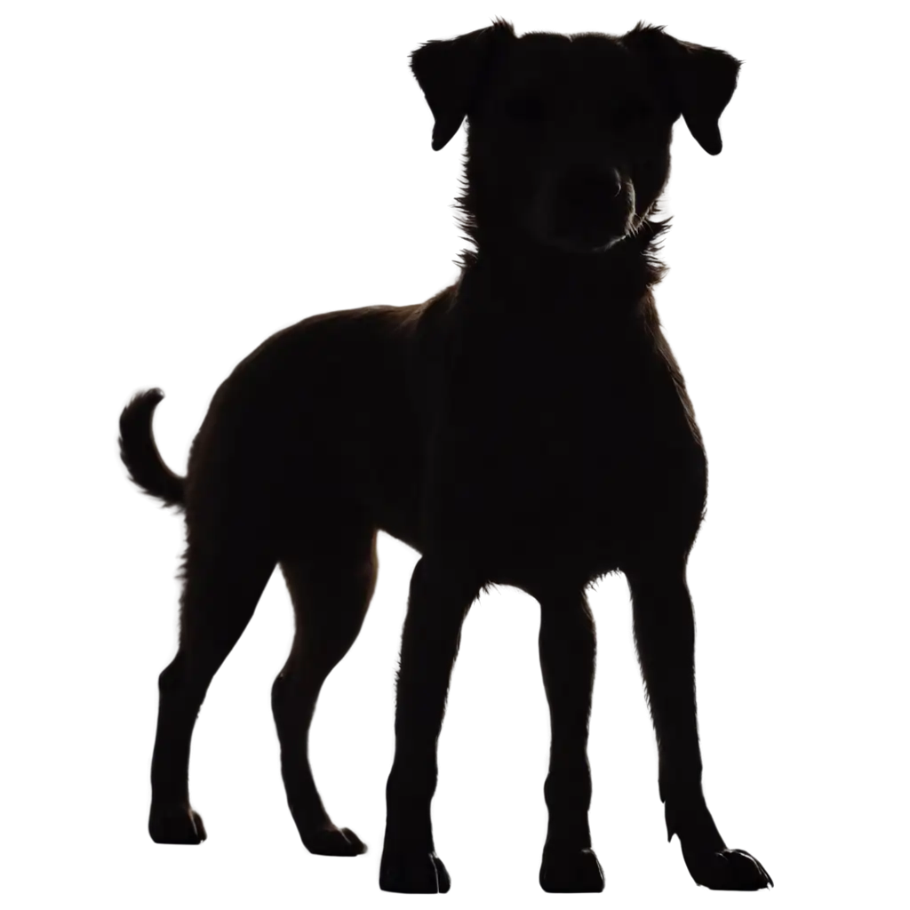 FullBody-Black-Silhouette-Dog-PNG-with-Glowing-Question-Mark-for-Dramatic-and-Mysterious-Visuals