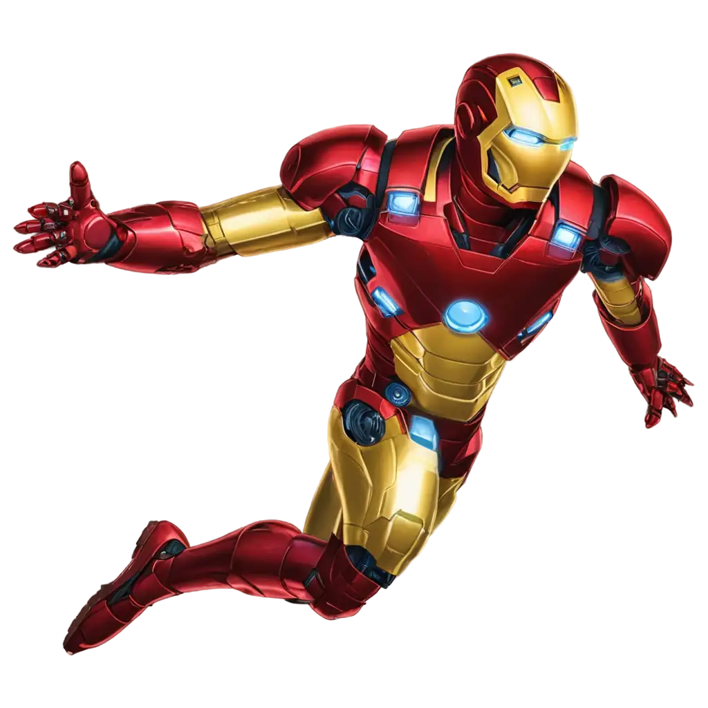 Ironman-Flying-PNG-Image-HighQuality-Transparent-Design-for-Versatile-Use