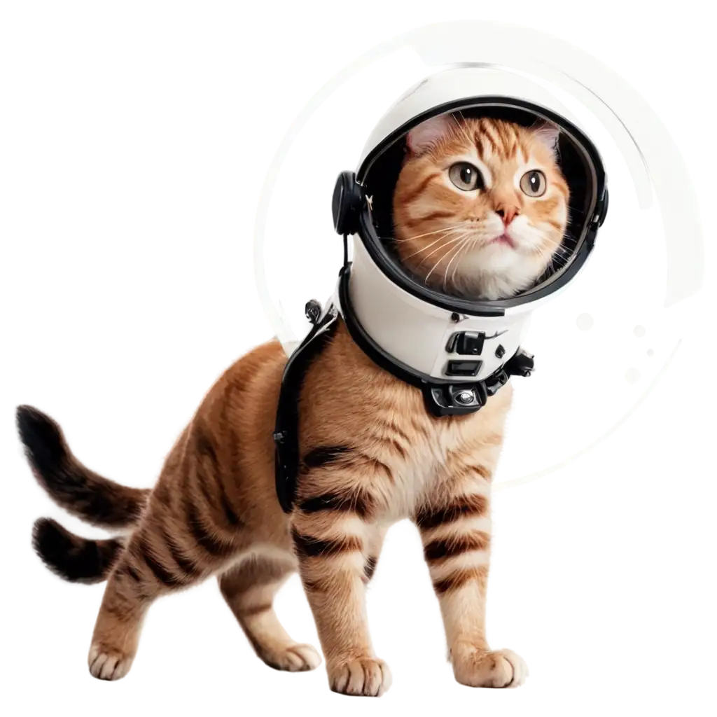 Astro-Cat-PNG-Image-Captivating-Cosmic-Feline-Artwork