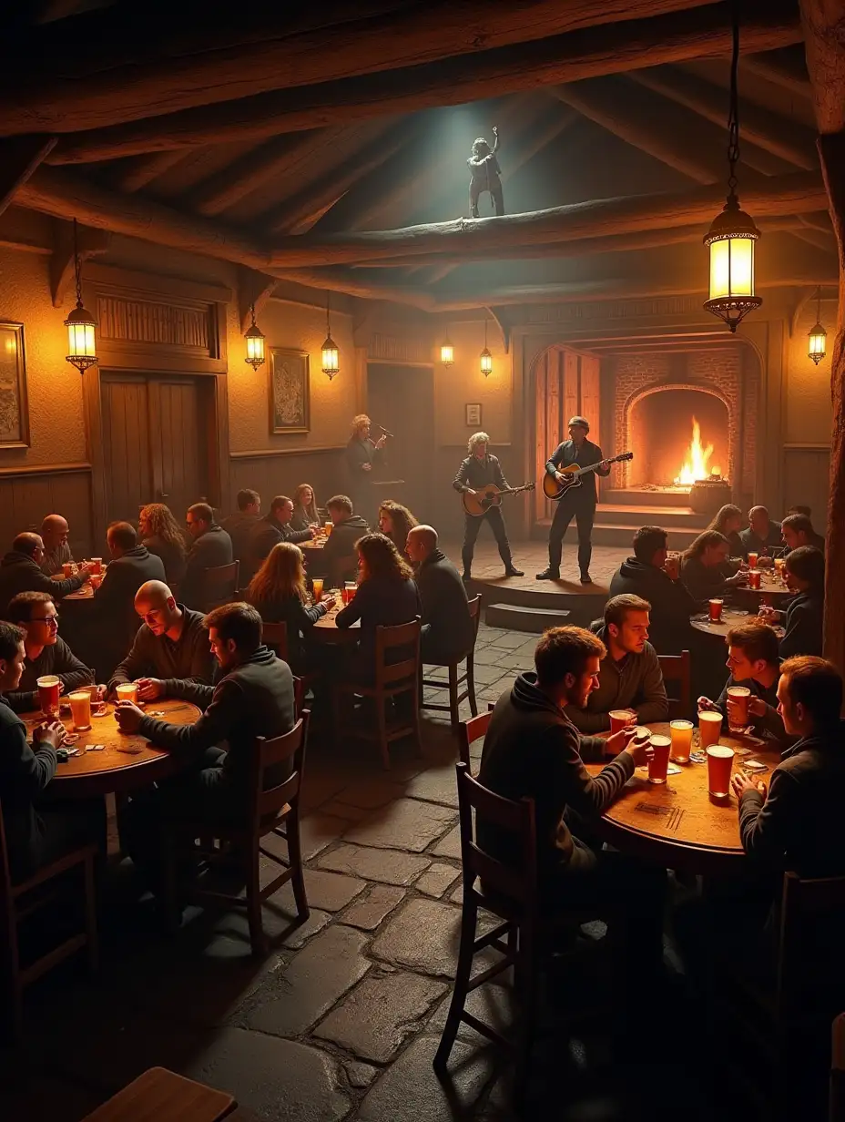 Crowded-Tavern-Interior-in-a-Dark-Fantasy-Setting-with-Festive-Atmosphere