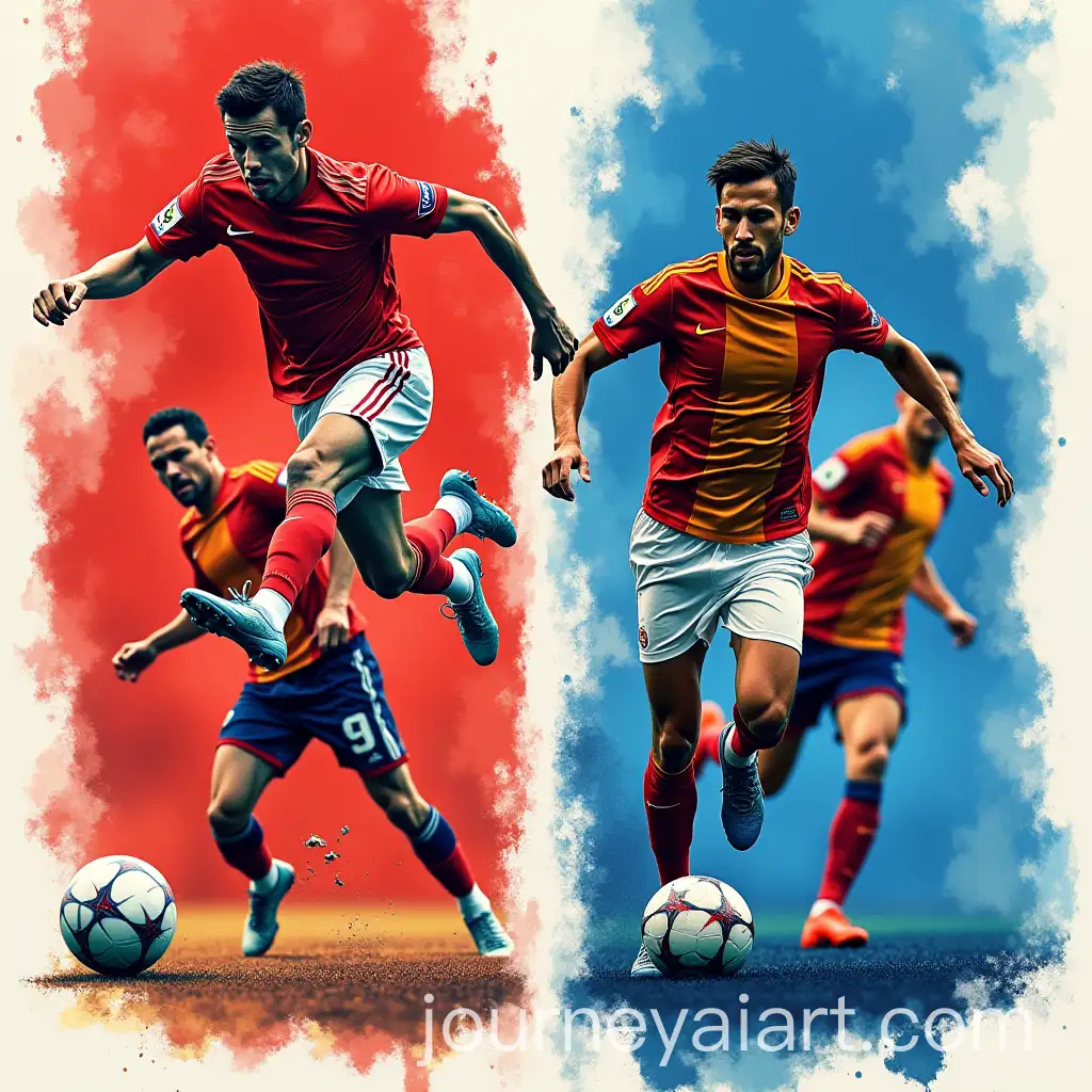 Abstract-Soccer-Collage-with-Dynamic-Players-and-Bold-Color-Blocks