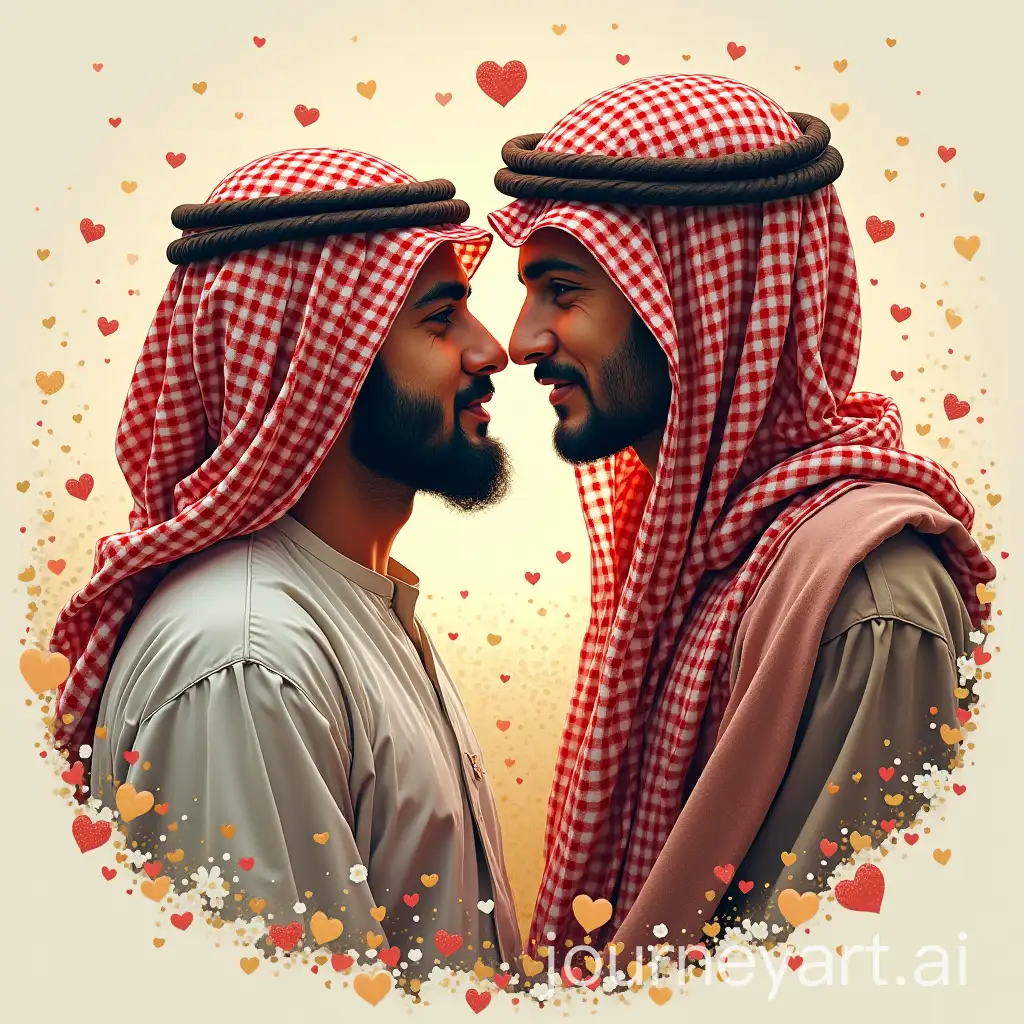 Two-Arab-Men-in-Love-Calligraphy-Art