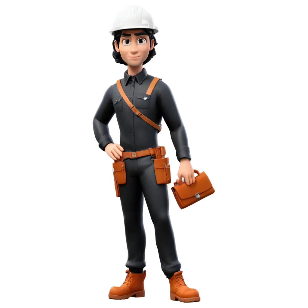 Cartoon-Construction-Worker-Agent-PNG-Image-Agent-Noir-with-Hard-Hat