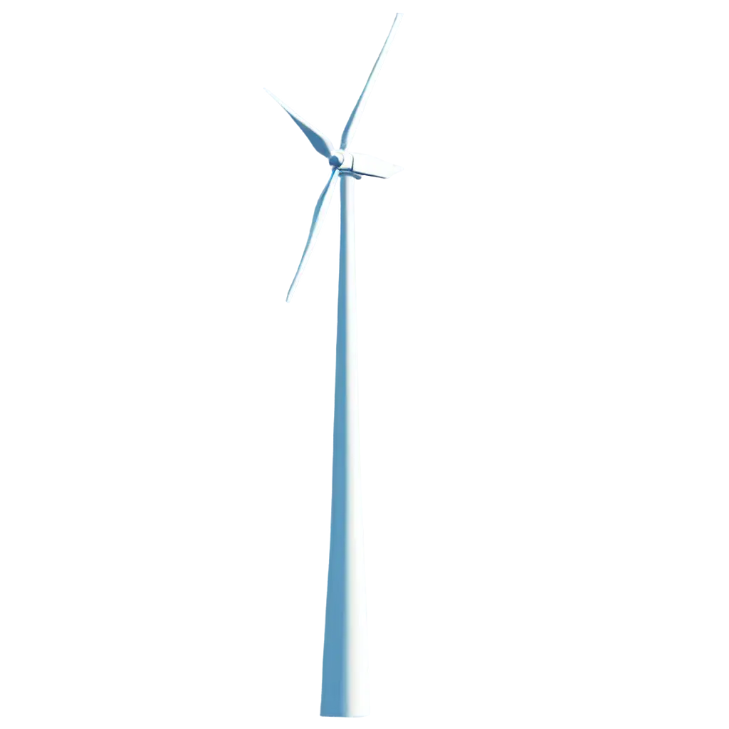 HighQuality-PNG-Image-of-a-Tilted-Wind-Turbine-in-Graphic-Design