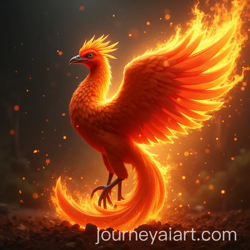 Phoenix-Rising-from-the-Ashes-in-Fiery-Display