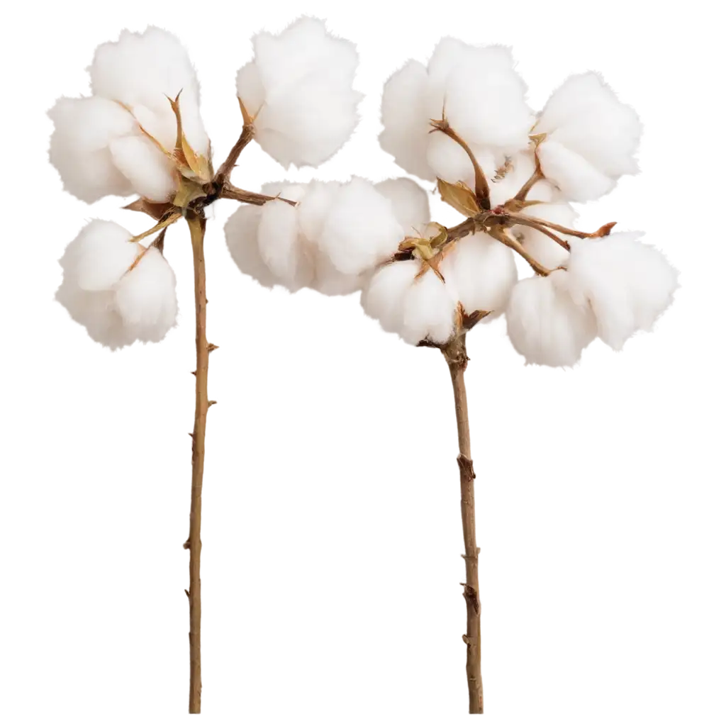 Cotton-Flowers-PNG-Image-HighQuality-Transparent-Artwork-for-Versatile-Use