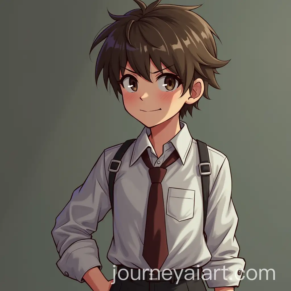 Boy-inAI-Art-Prompt-Expansion-School-Uniform-with-TiedUp-Look