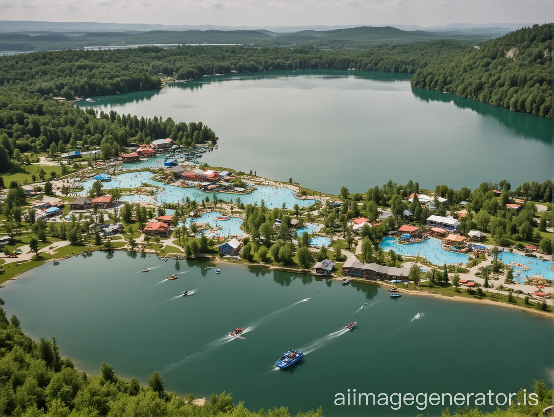 MediumSized-Lake-Water-Park-with-Boats-for-Deep-Water-Play-Activities