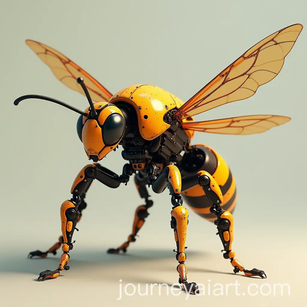 Wasp-Robot-with-Big-Wings