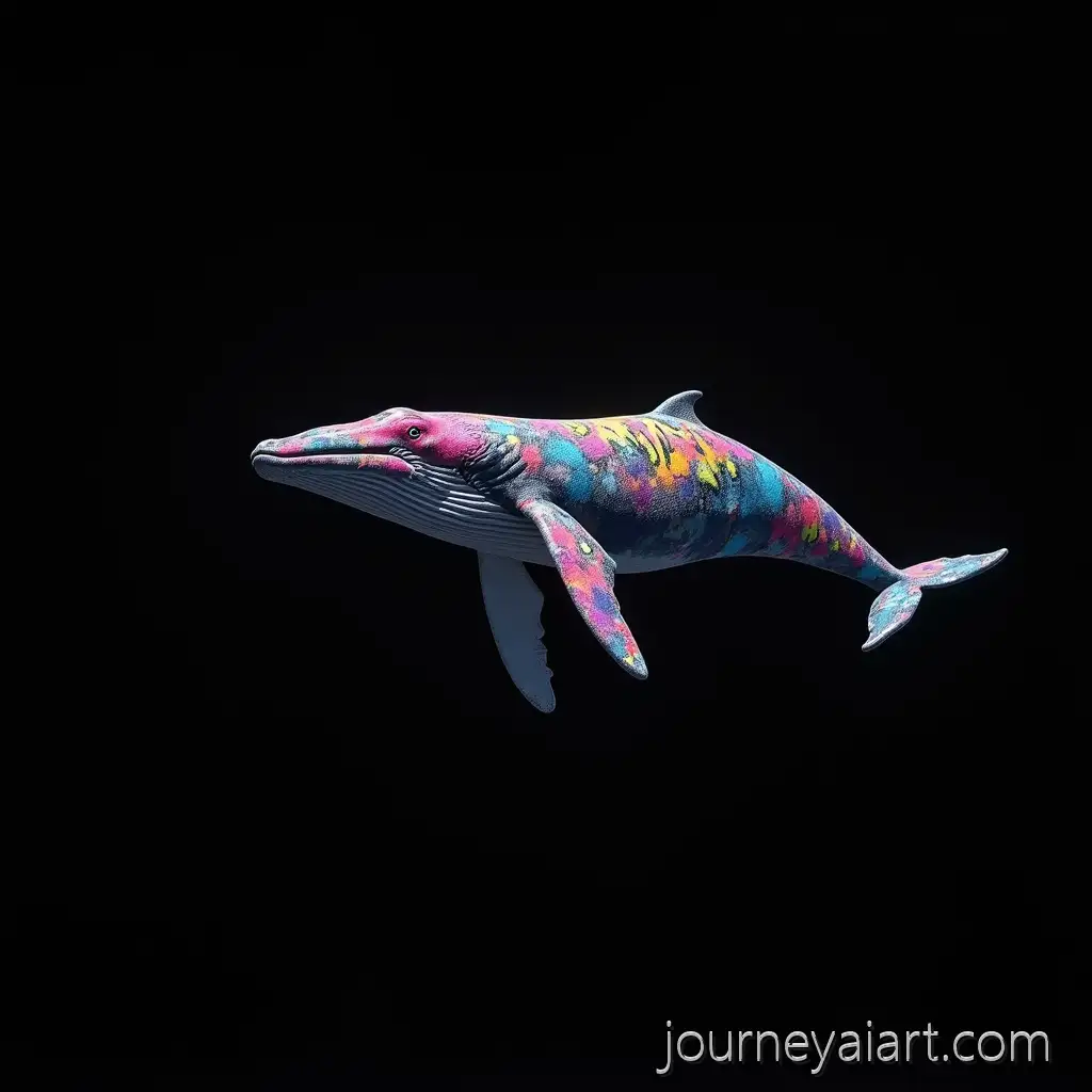 RealisticAI-Image-Prompt-Expansion-Flying-Humpback-Whale-with-Neon-Street-Art-Graffiti-in-Dark-Sky