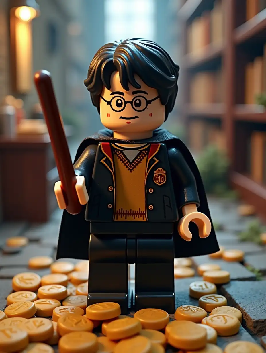 Create a well differentiated Lego of Harry Potter