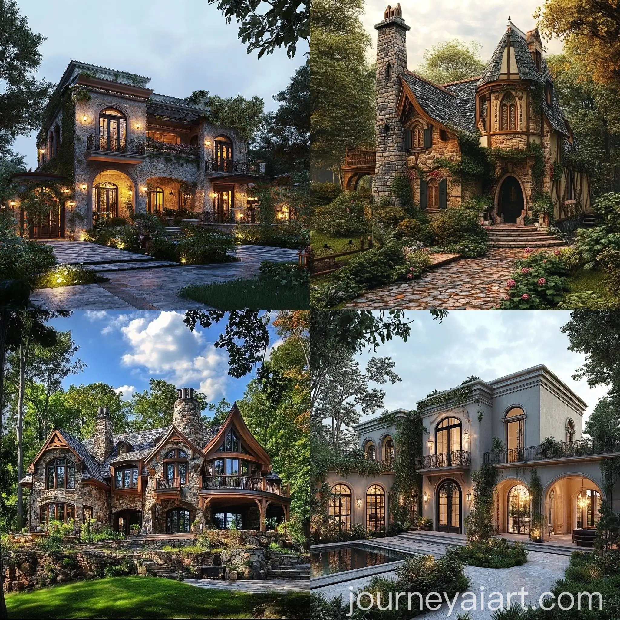 Serene-Sunset-Over-Tranquil-Lake-with-Reflections