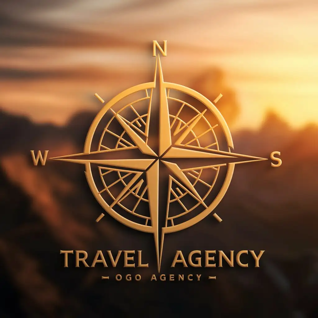 Creative Travel Agency Logo Design with Globe and Airplane