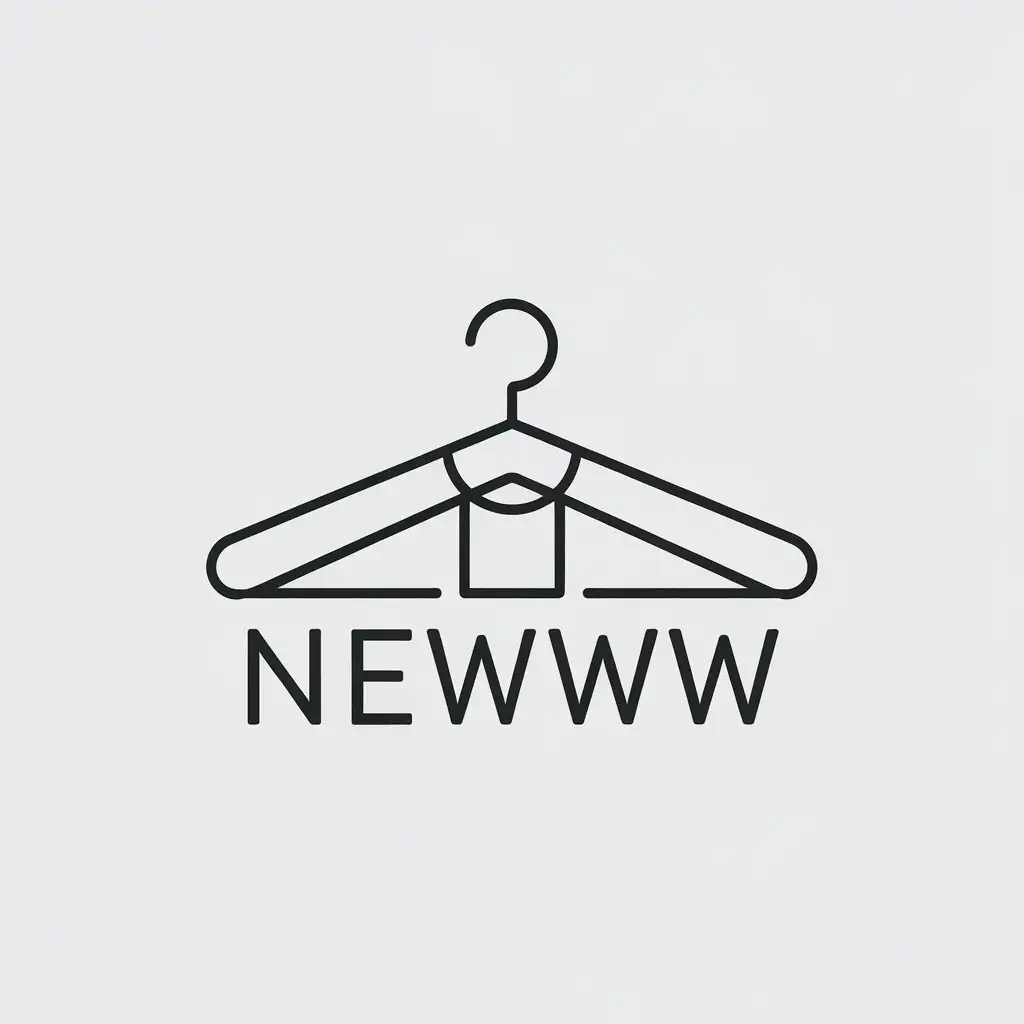 LOGO-Design-for-Newww-Minimalist-Clothing-Brand-with-Clear-Background