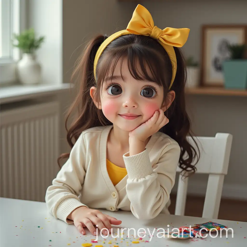 Young-Girl-with-Bright-Expression-in-a-Natural-Setting