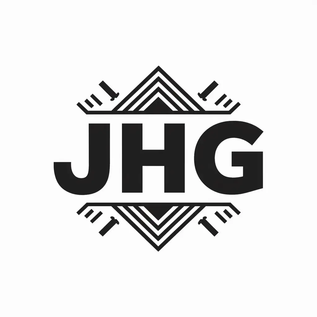 LOGO-Design-for-JHG-Military-Theme-with-Modern-Elegance-and-Clear-Background