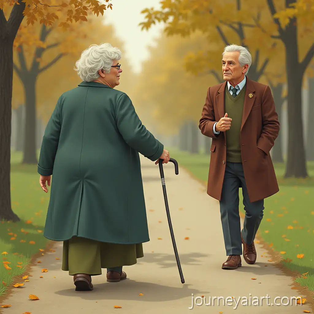 Woman-Walking-with-a-White-Cane-in-the-Park-Emphasizing-DignOstap-and-Zorianas-Encounterity-and-Awareness