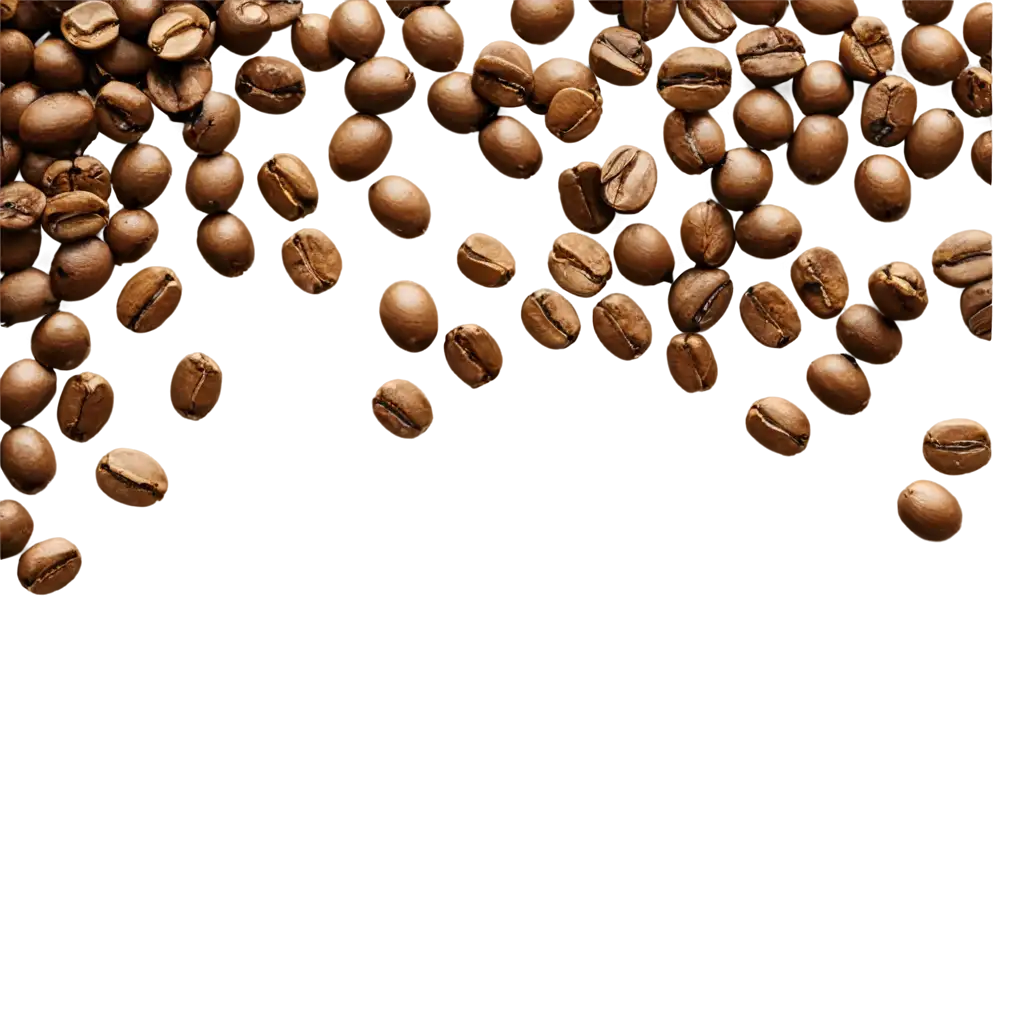 Gold-Coffee-Beans-PNG-Image-Enhance-Your-Designs-with-Stunning-Clarity