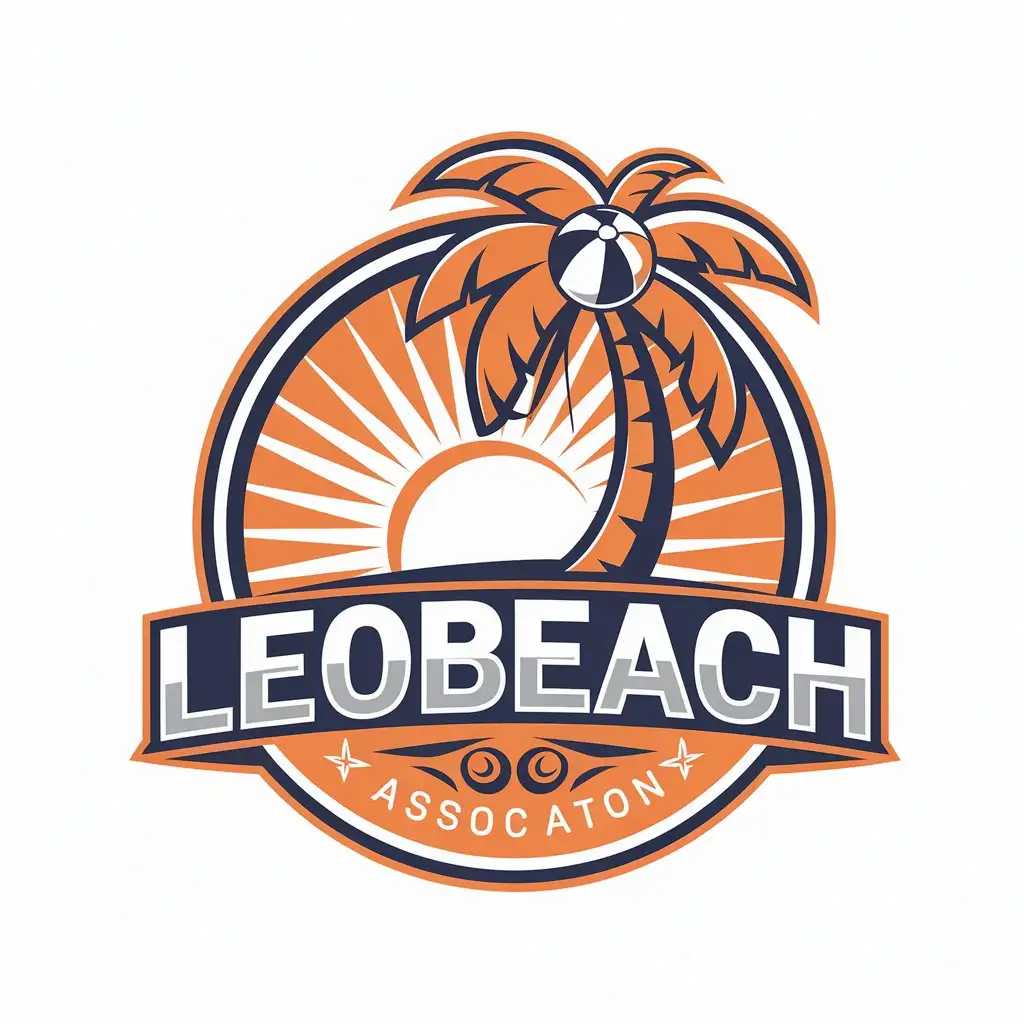 LOGO-Design-for-LeoBeach-Vibrant-Sophisticated-with-Beach-Club-Vibe