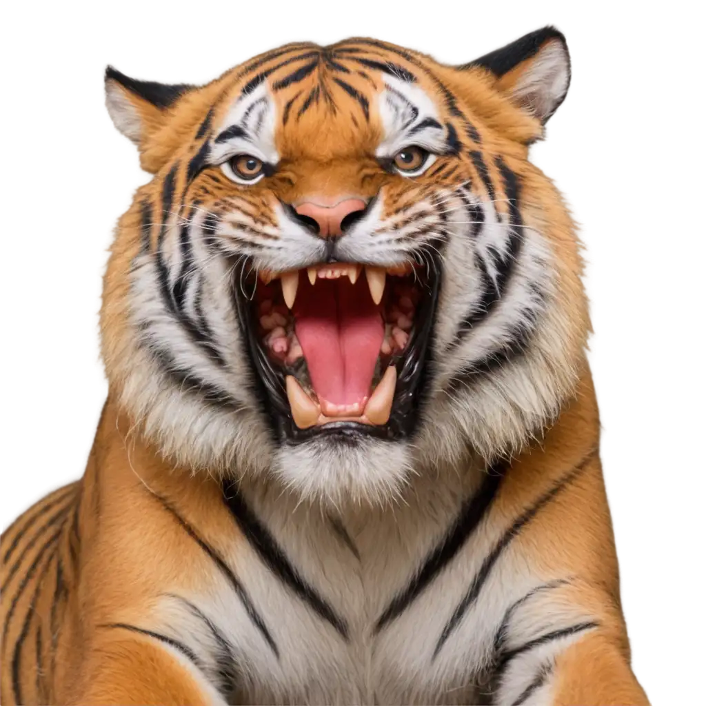 Fierce-Tiger-Showing-Its-Teeth-PNG-Image-for-Enhanced-Clarity-and-Quality