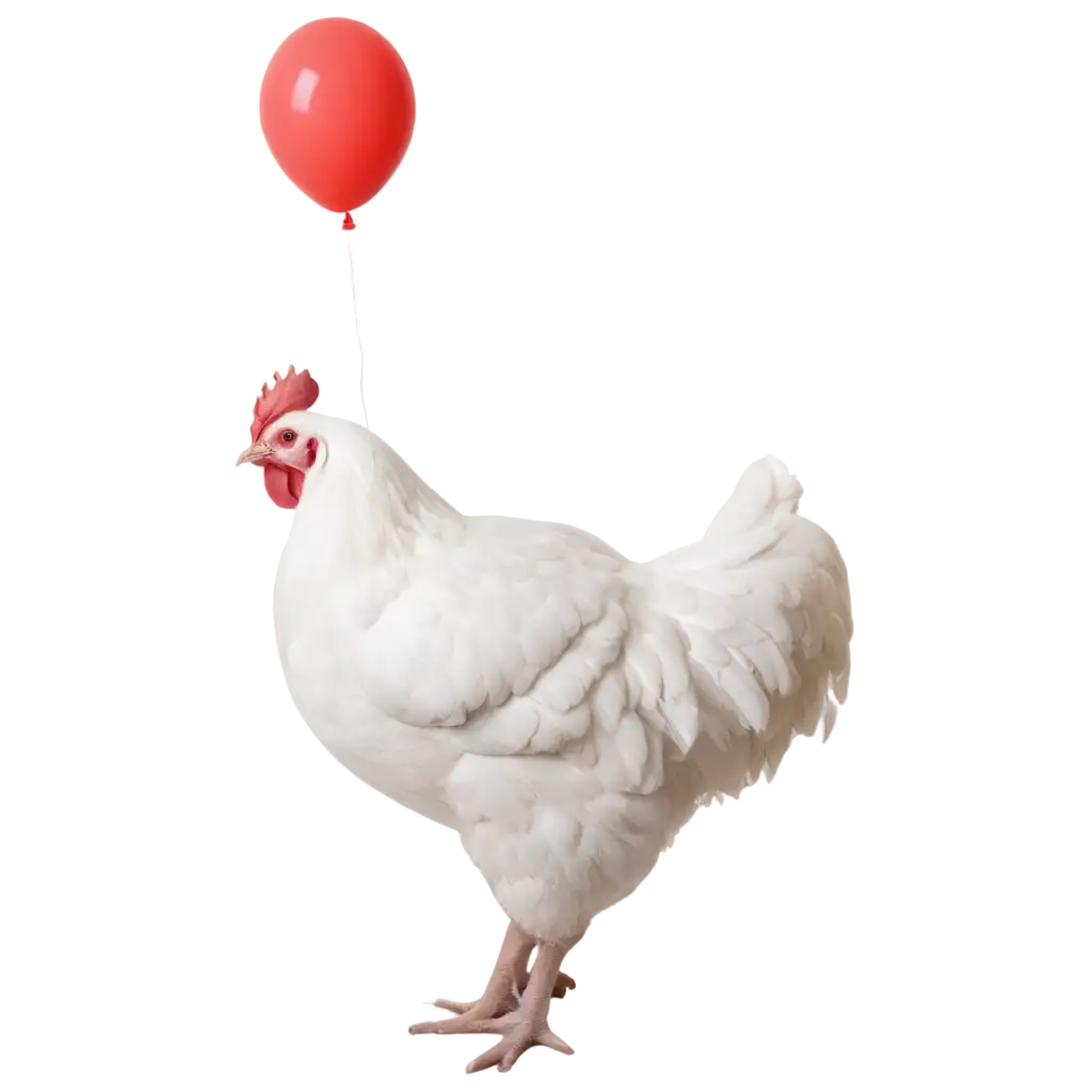 White-Hen-with-Balloon-PNG-Image-for-Creative-and-Promotional-Use