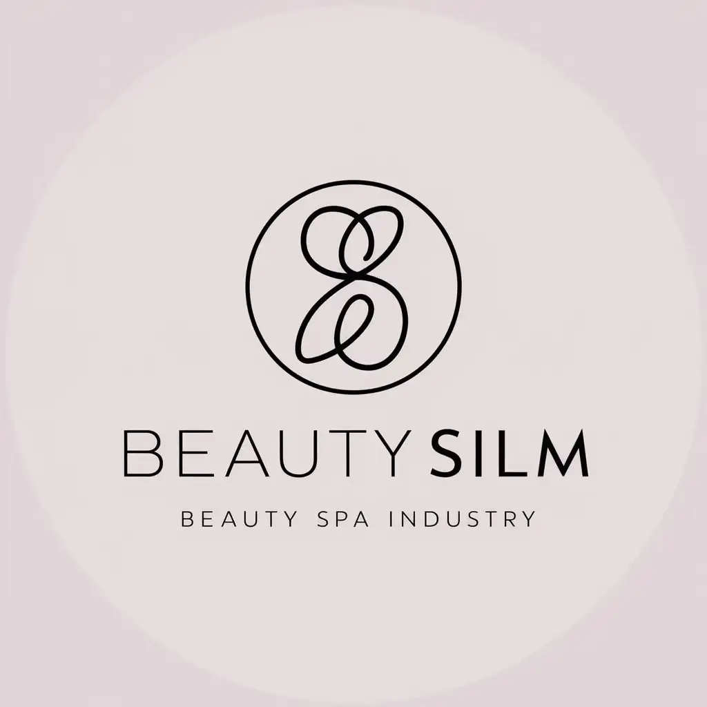 LOGO-Design-For-BeautySilM-Elegant-Line-Art-Symbol-for-Beauty-Spa-Industry