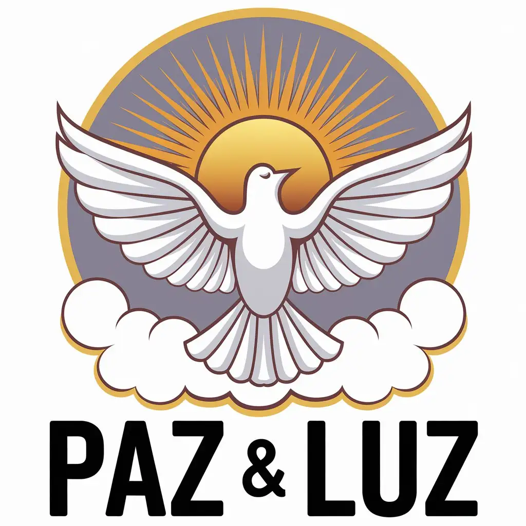 LOGO Design for Paz Luz Peace Spirituality and Heaven Theme for Religious Industry