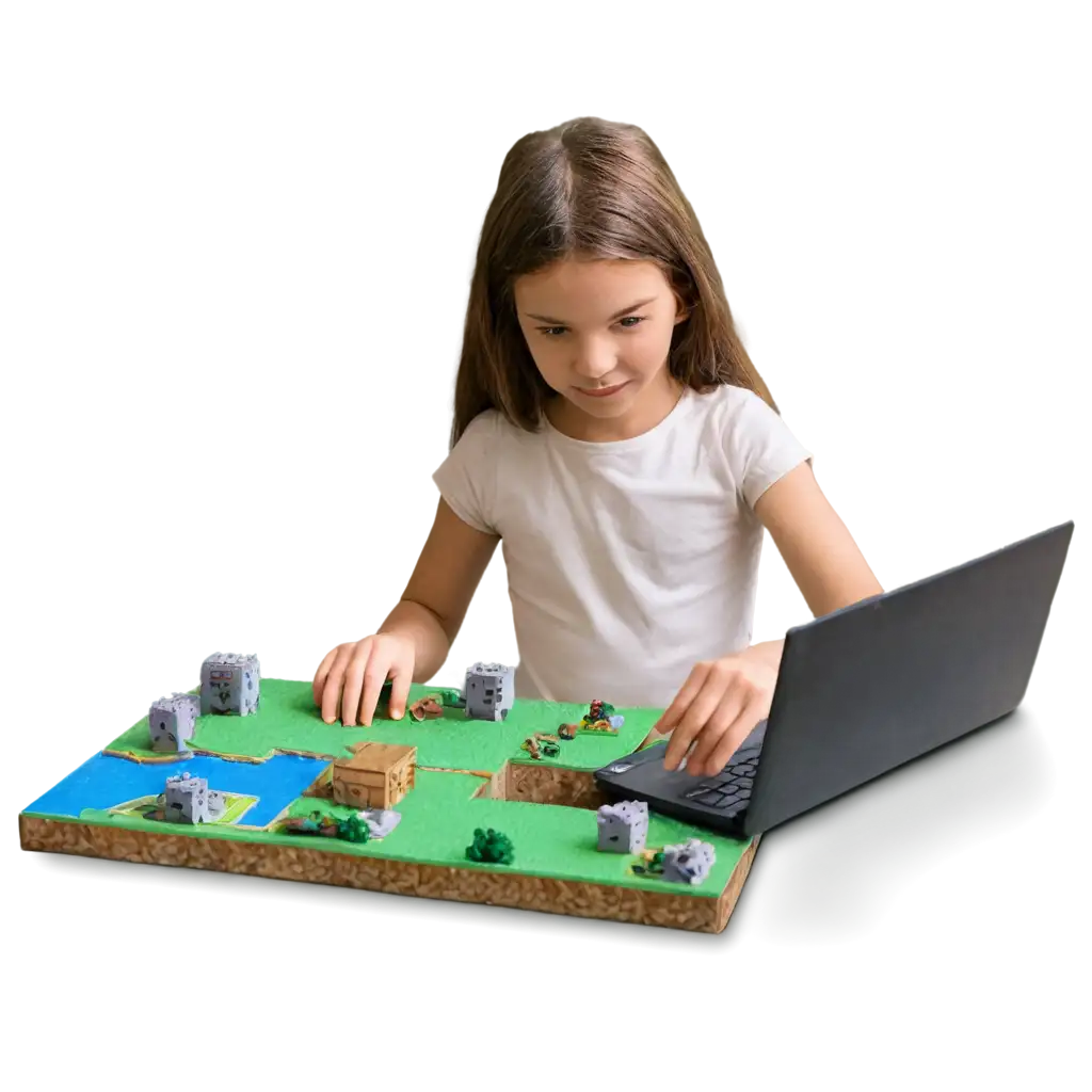 PNG-Image-of-Child-Playing-with-Minecraft-Building-Game-Creative-and-Educational