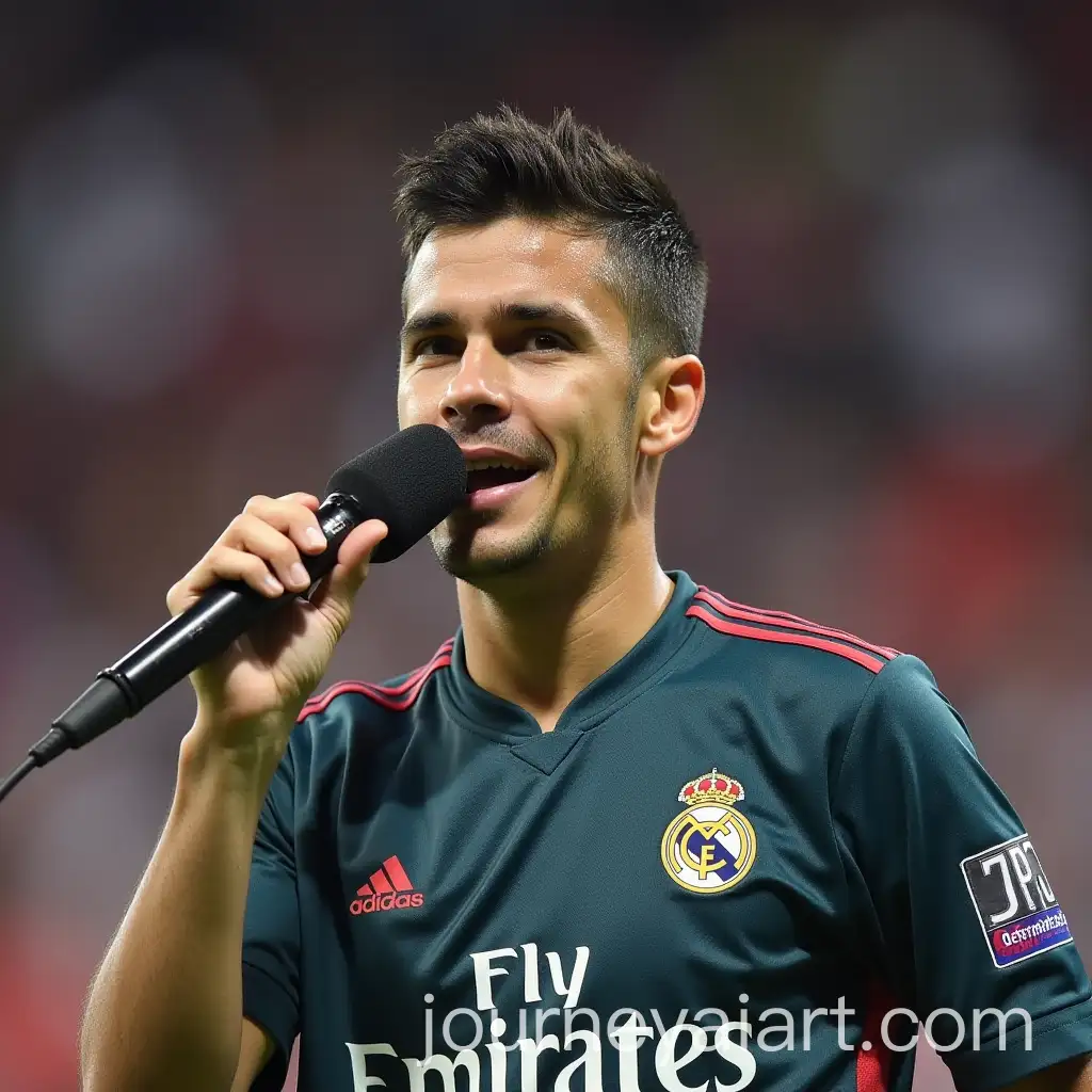 Pedro-Gonzalez-Singing-and-Engaging-with-Real-Madrid