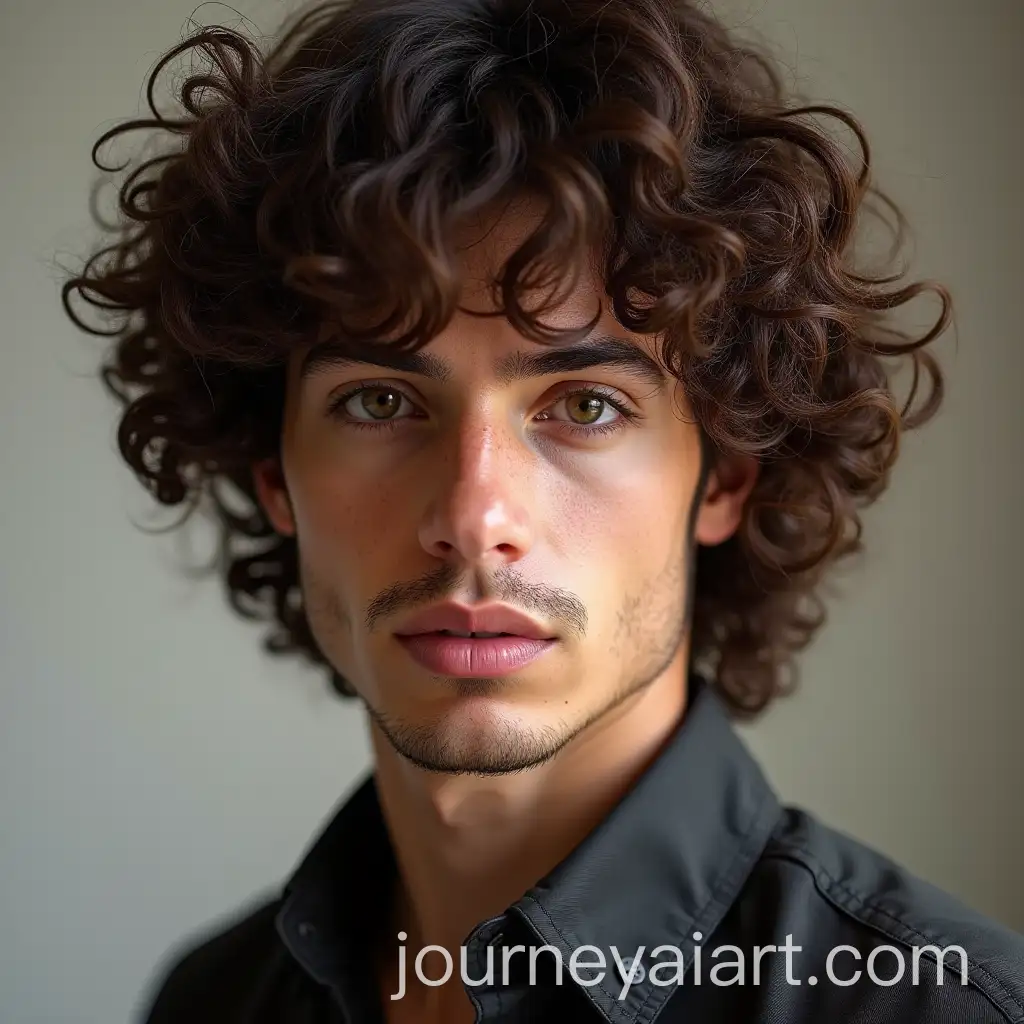 CurAI-Image-Prompt-ExpansionlyHaired-Man-in-Persona-5-Style-Portrait-Looking-at-Camera