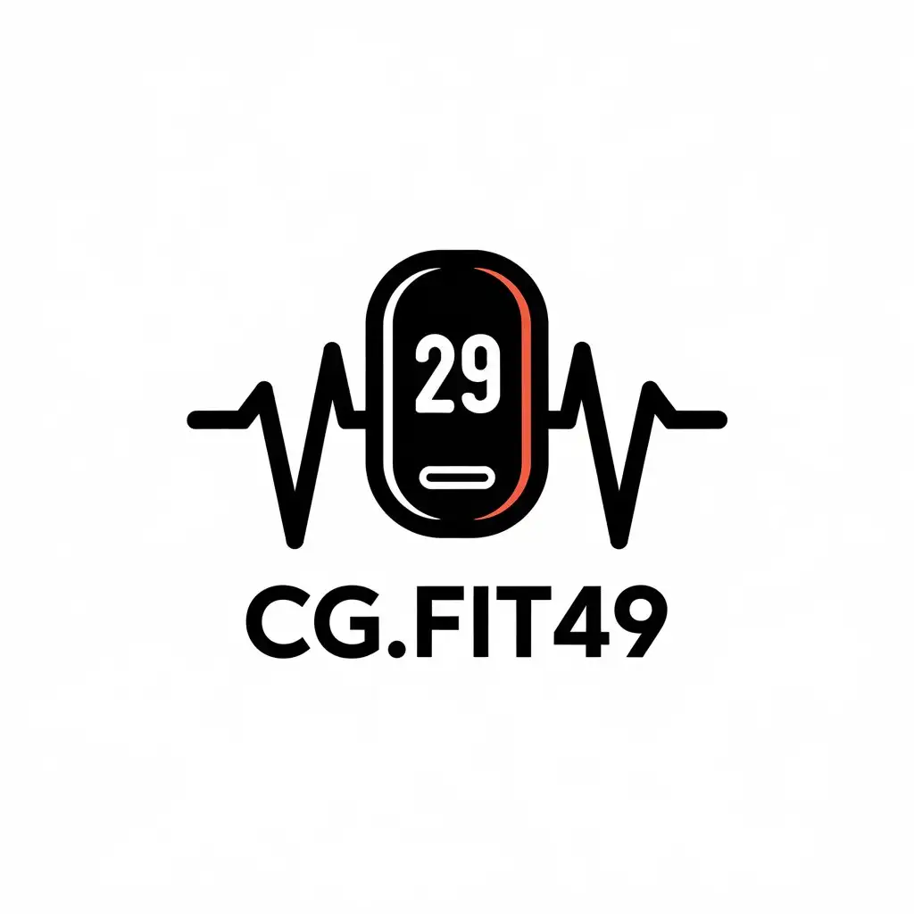 LOGO Design for Cgfit49 Fitness Working Out Symbol with Vector Style for Sports Industry