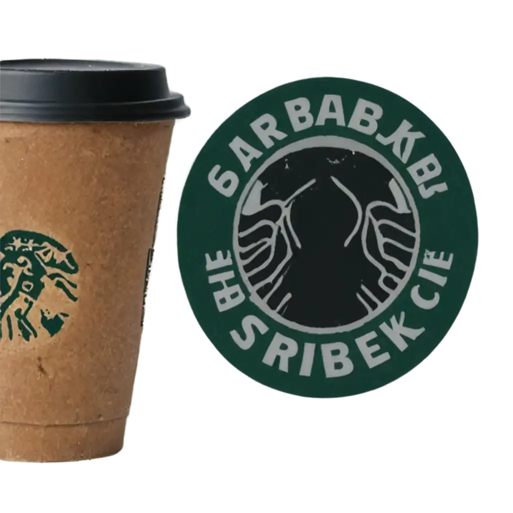 Coffee-with-Starbucks-Logo-PNG-Image-Capturing-the-Essence-of-Iconic-Branding