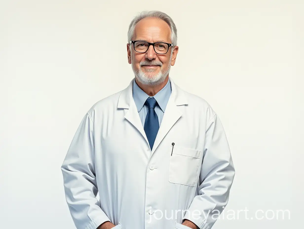 MiddleAged-Doctor-in-White-Medical-Coat-Posing-for-Portrait