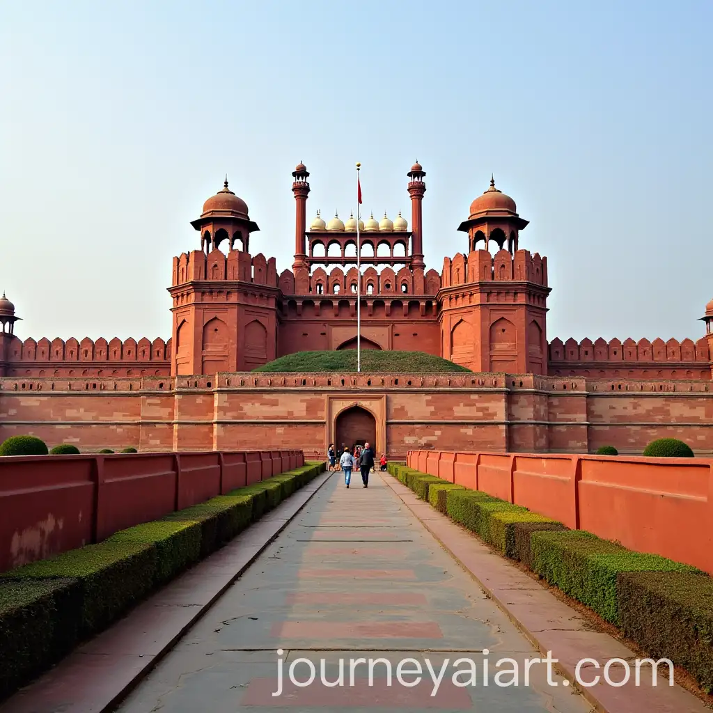 Historic-Red-Fort-in-Delhi-Timeless-Elegance-and-Cultural-Heritage