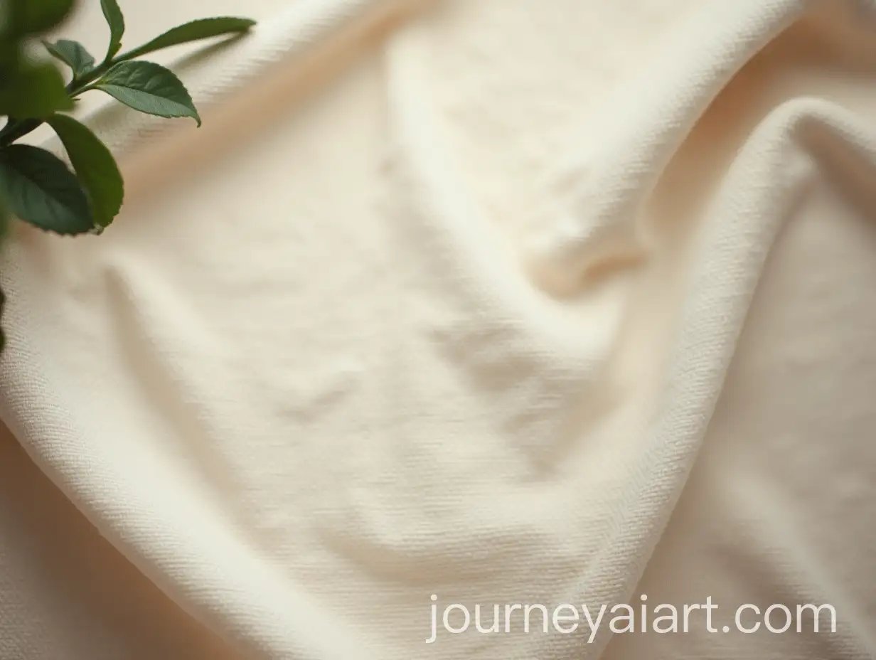 AI-Image-Prompt-ExpansionSoftly-Sketched-Photography-of-Linen-Fabric-and-Wooden-Table-with-Leaves