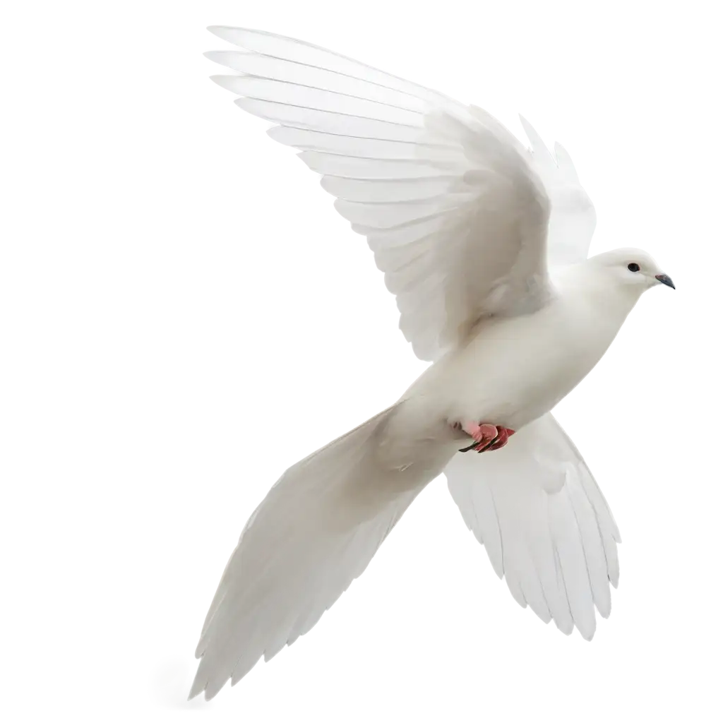 Flying-White-Pigeon-PNG-Image-HighQuality-Side-View-for-Versatile-Design-Uses