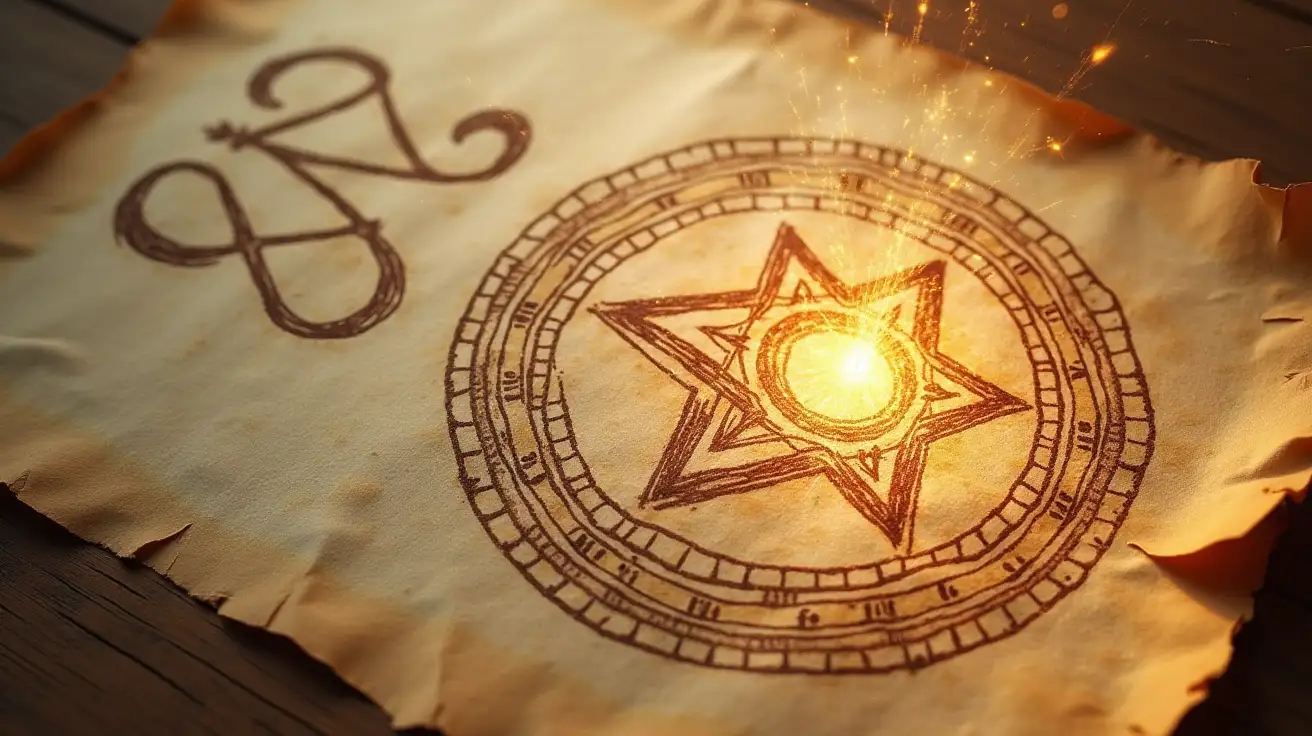 Ancient-Symbol-on-Parchment-with-Floating-Energetic-Frequency