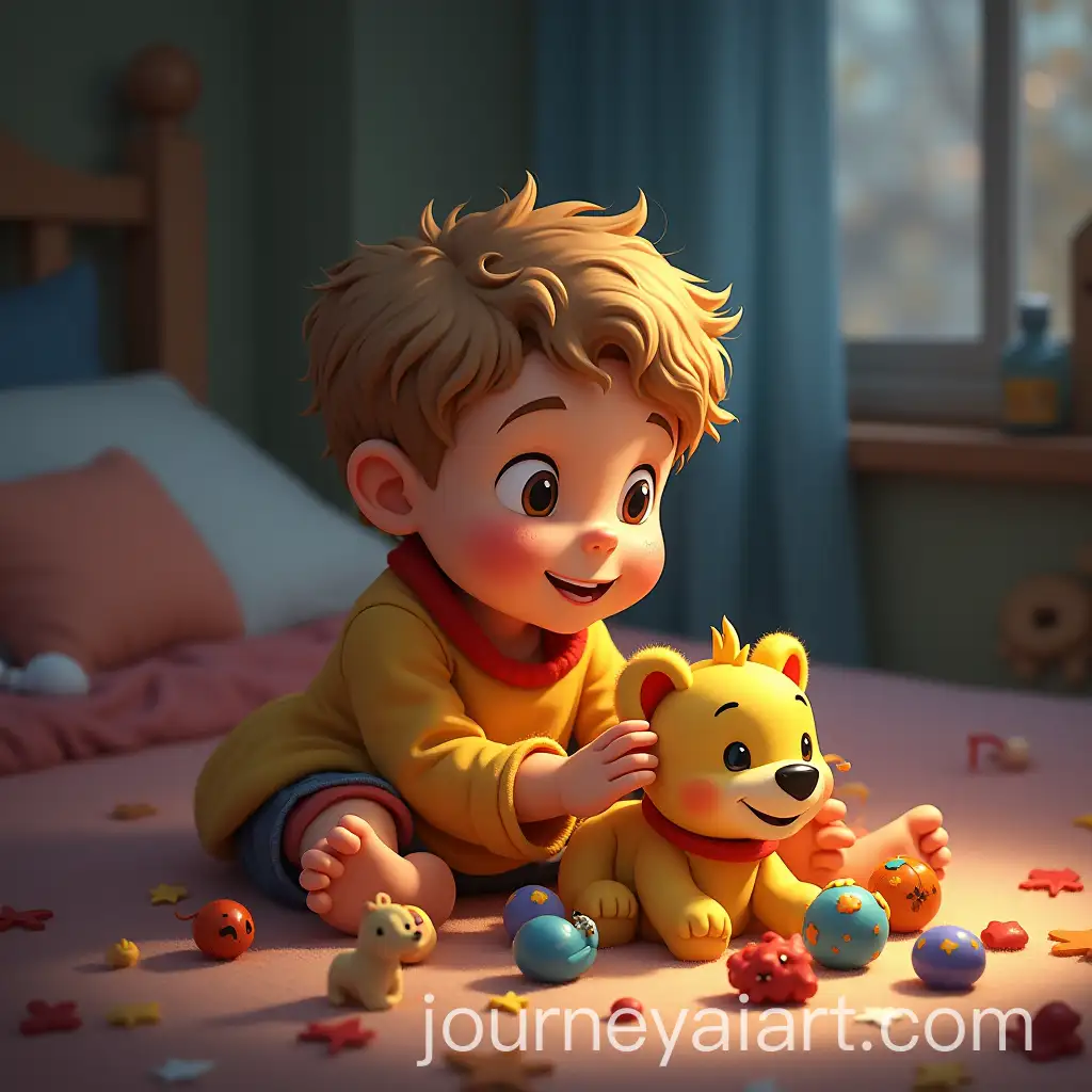 Cozy-Evening-Playtime-Leo-and-His-Toys