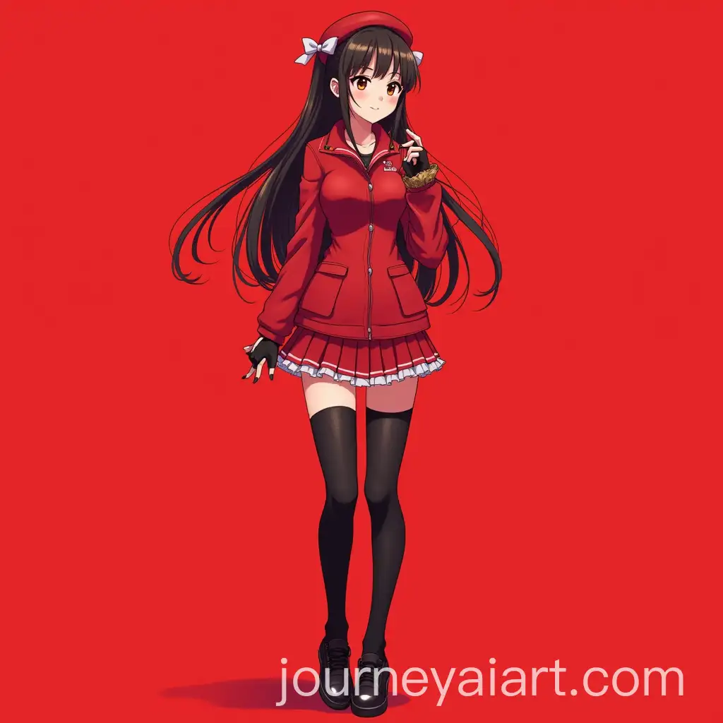 Vibrant-Red-Anime-Girl-Portrait