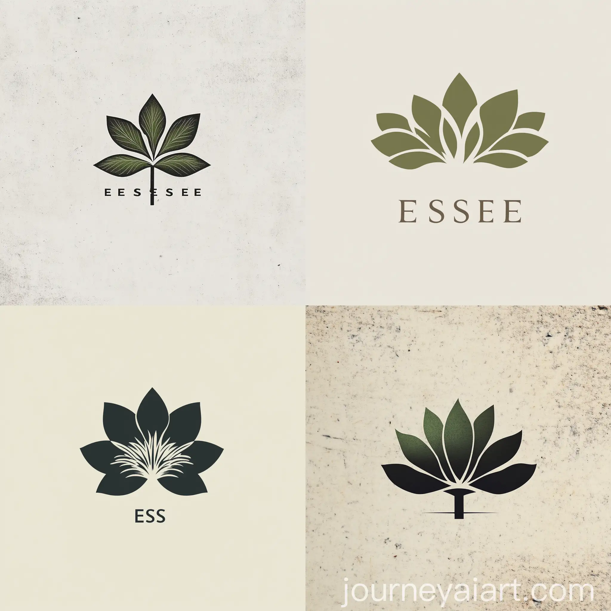 Contemporary-Minimalist-Flowerhead-Logo-with-Neutral-Colors