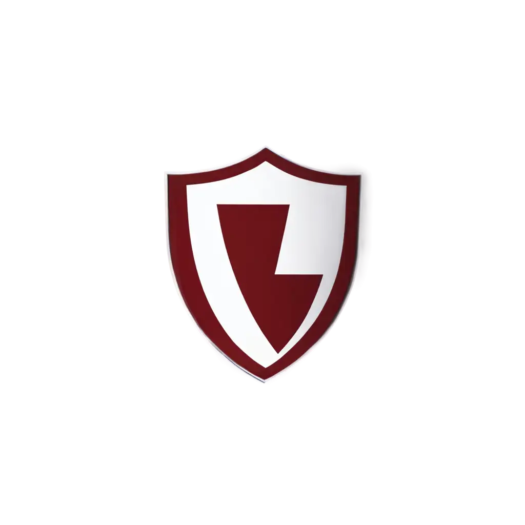 Football-Shield-Round-PNG-Image-in-Wine-and-White-Colors-for-Creative-Projects