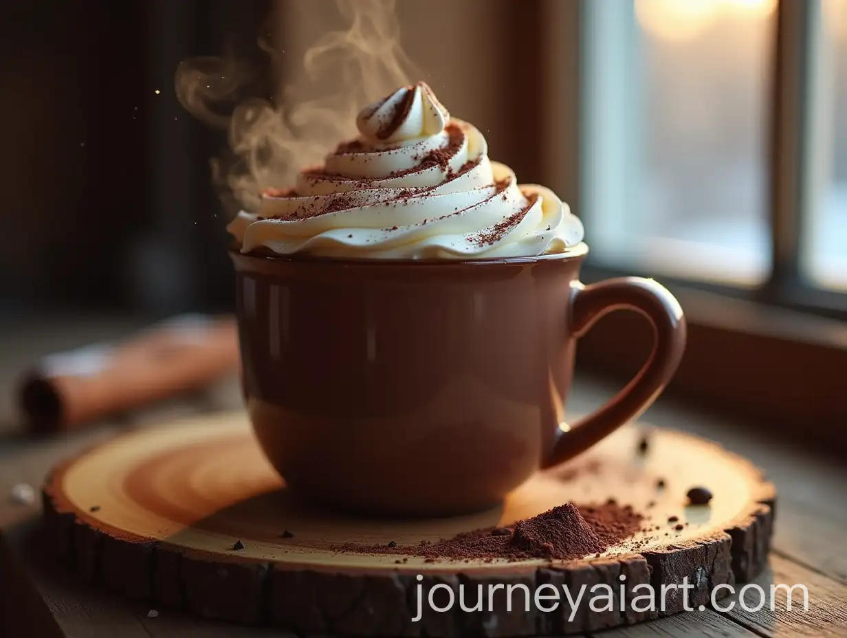 CloseUp-of-Steaming-Hot-Chocolate-Mug-with-Whipped-Cream-and-Grated-Dark-Chocolate