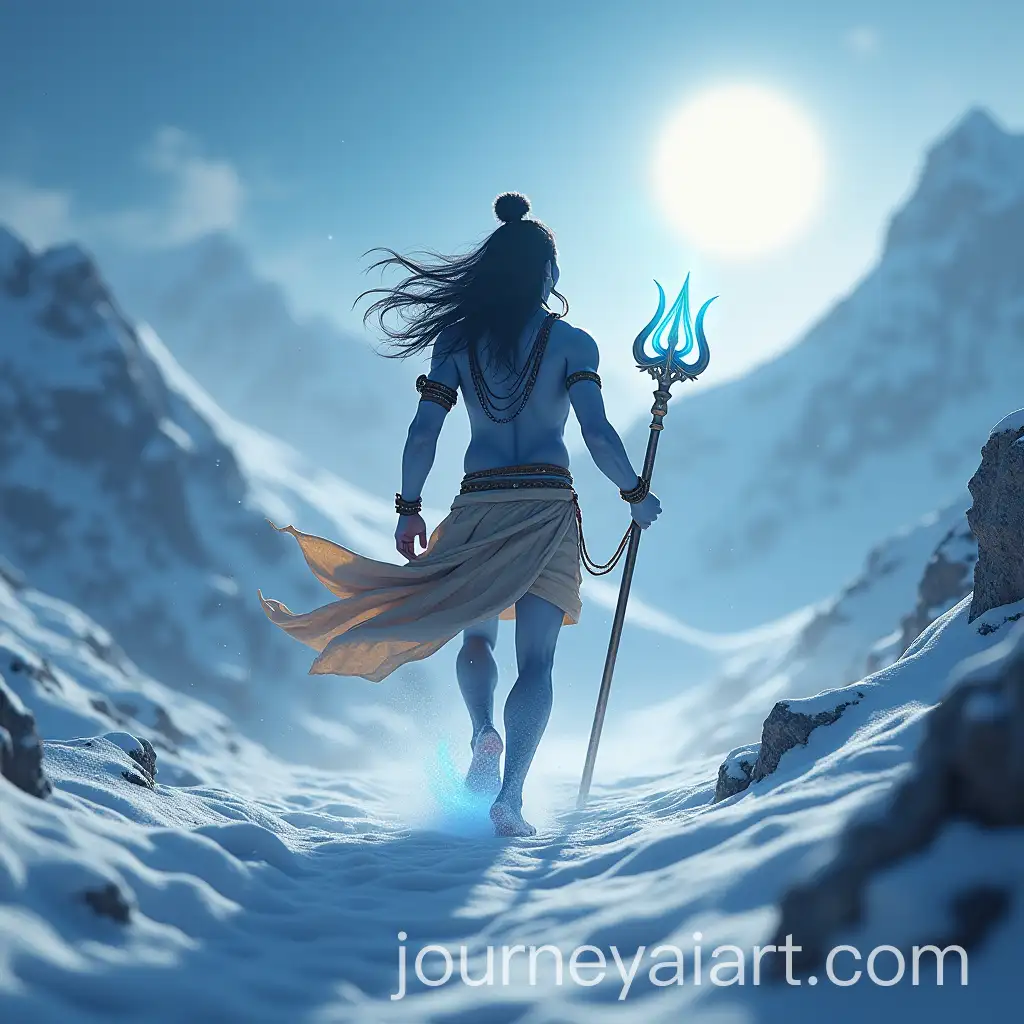 Lord-Shiva-Walking-Through-SnowCovered-Himalayas-with-Divine-Energy
